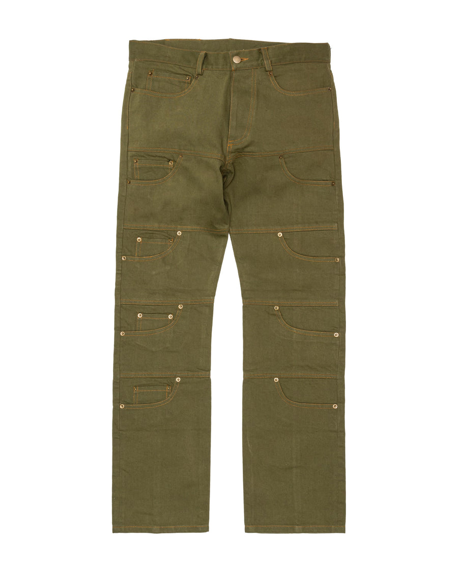 Olive Multipocket Jeans