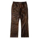 'Tabaco' Lambskin Track Pants