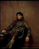 'Tabaco' Lambskin Track Jacket