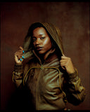 'Tabaco' Lambskin Track Jacket